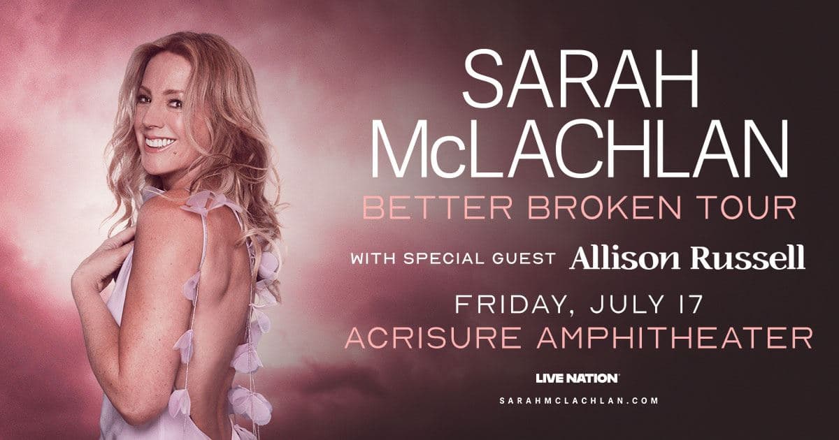 Win Free Tix to Sarah McLachlan